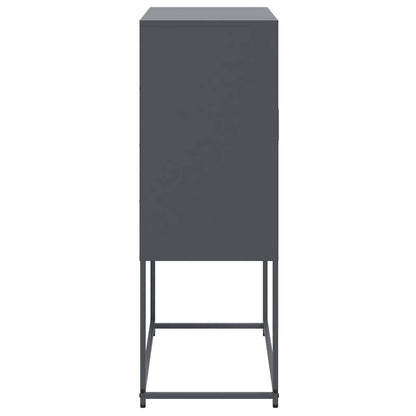 Credenza Antracite 68,5x38,5x107 cm in Acciaio | homemem39