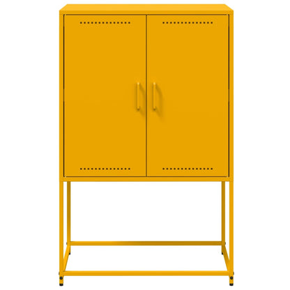 Credenza Giallo Senape 68,5x38,5x107 cm in Acciaio - homemem39
