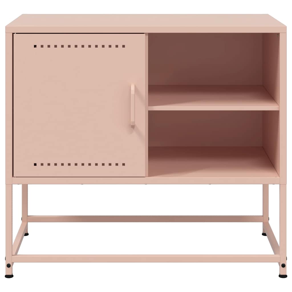 Mobile TV Rosa 68x39x60,5 cm in Acciaio - homemem39