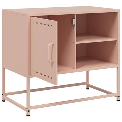 Mobile TV Rosa 68x39x60,5 cm in Acciaio - homemem39