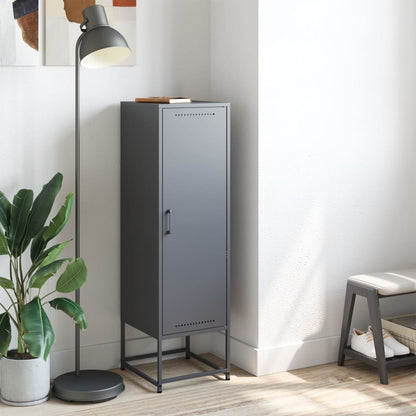 Credenza Antracite 36x39x123 cm in Acciaio | homemem39