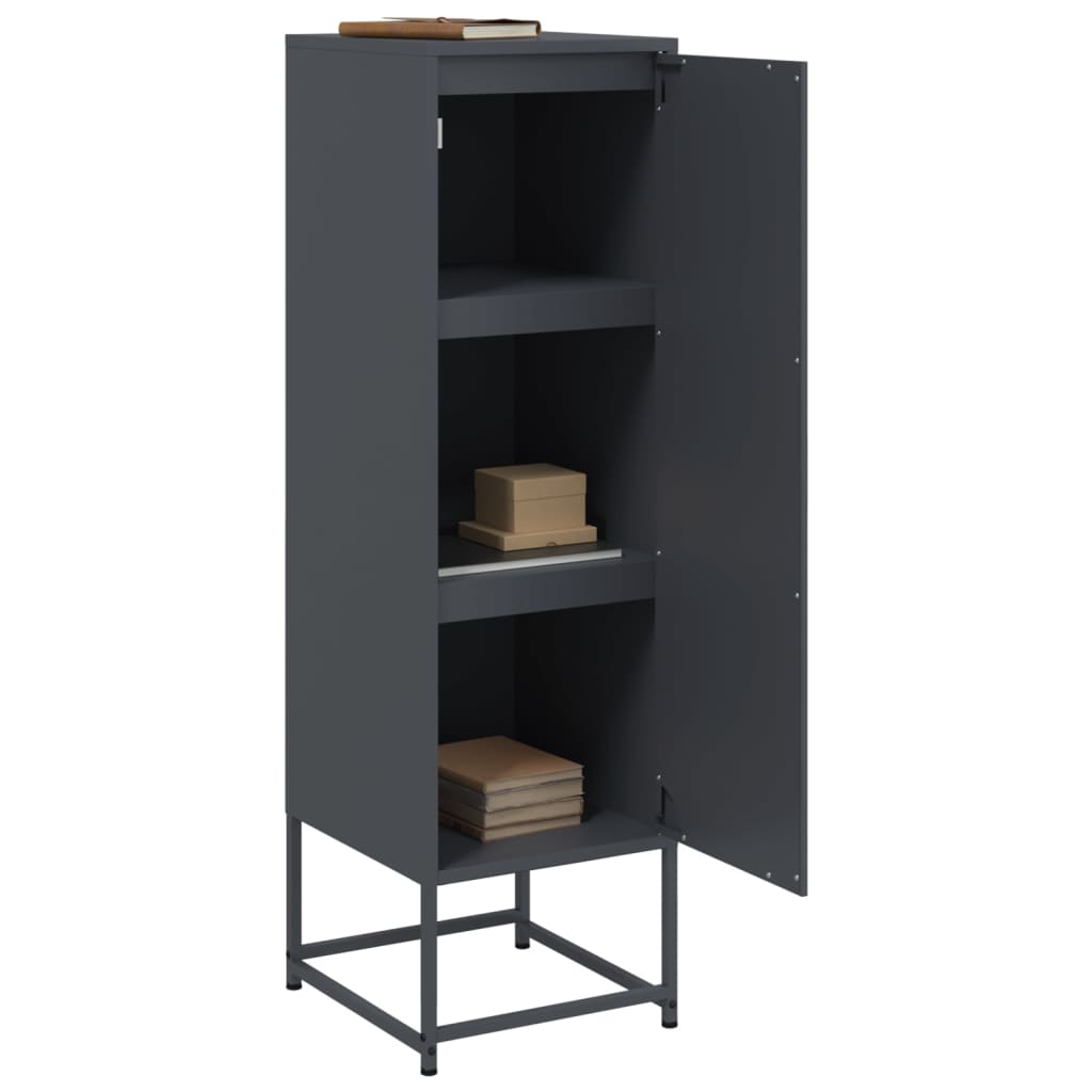 Credenza Antracite 36x39x123 cm in Acciaio | homemem39