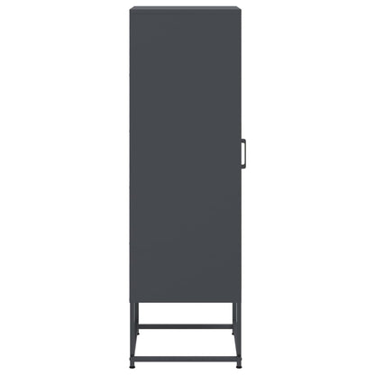 Credenza Antracite 36x39x123 cm in Acciaio | homemem39