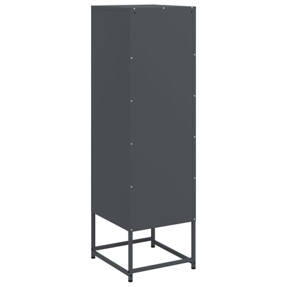 Credenza Antracite 36x39x123 cm in Acciaio | homemem39