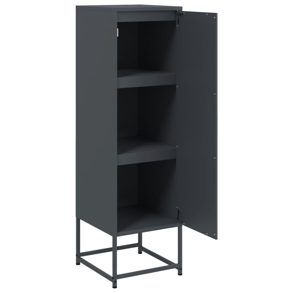 Credenza Antracite 36x39x123 cm in Acciaio | homemem39
