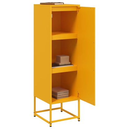 Credenza Giallo Senape 36x39x123 cm in Acciaio - homemem39