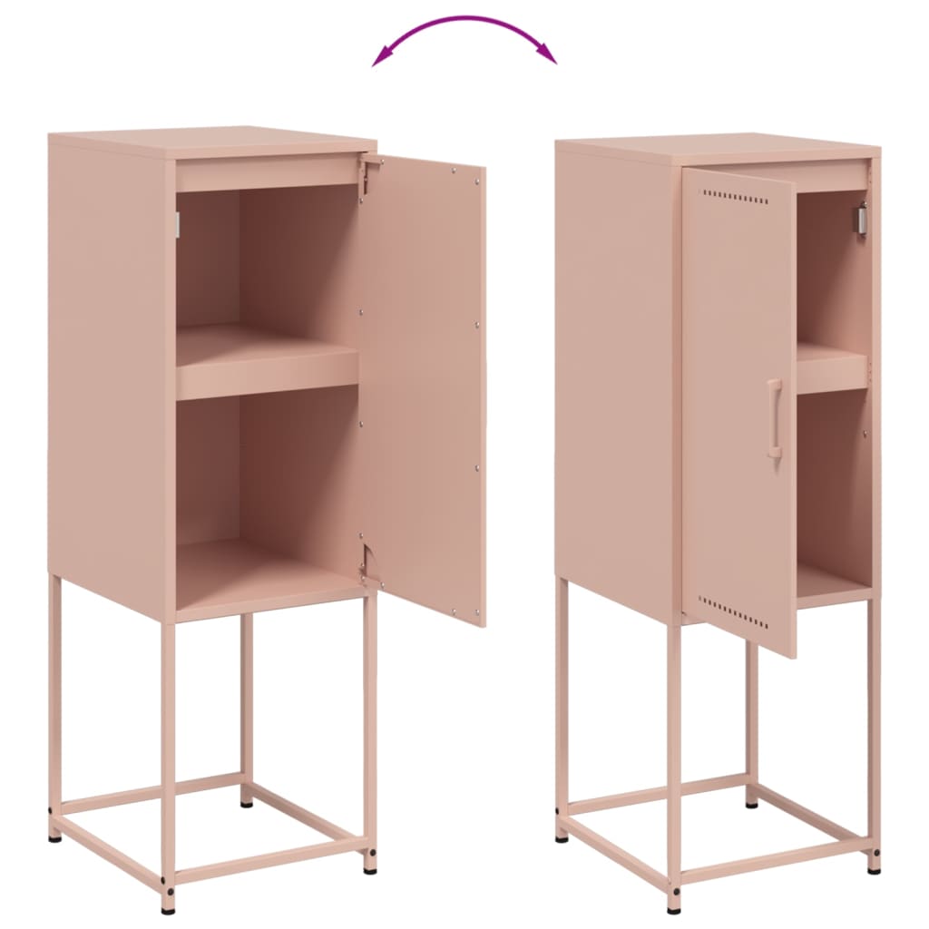 Credenza Rosa 36x39x107 cm in Acciaio | homemem39