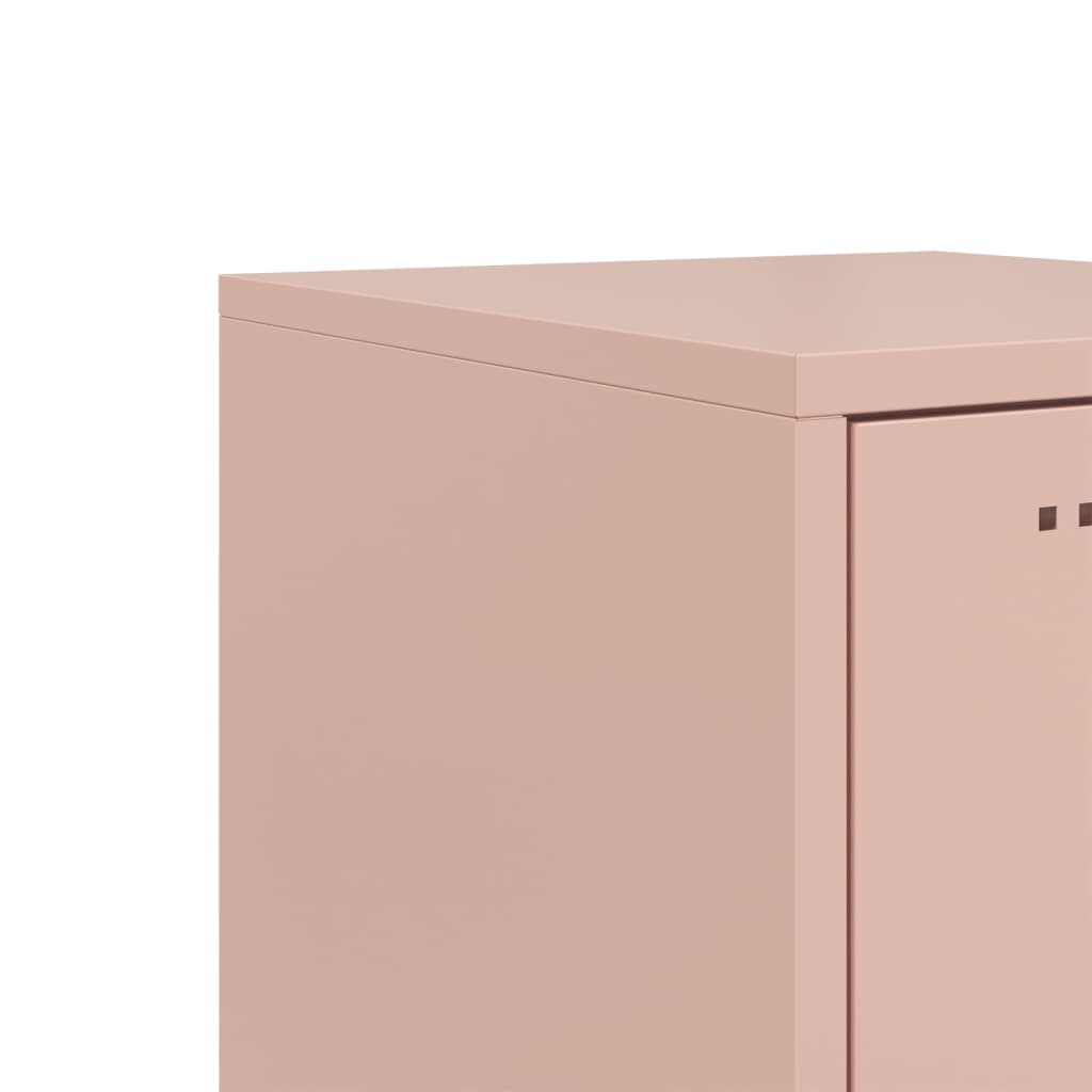 Credenza Rosa 36x39x107 cm in Acciaio - homemem39