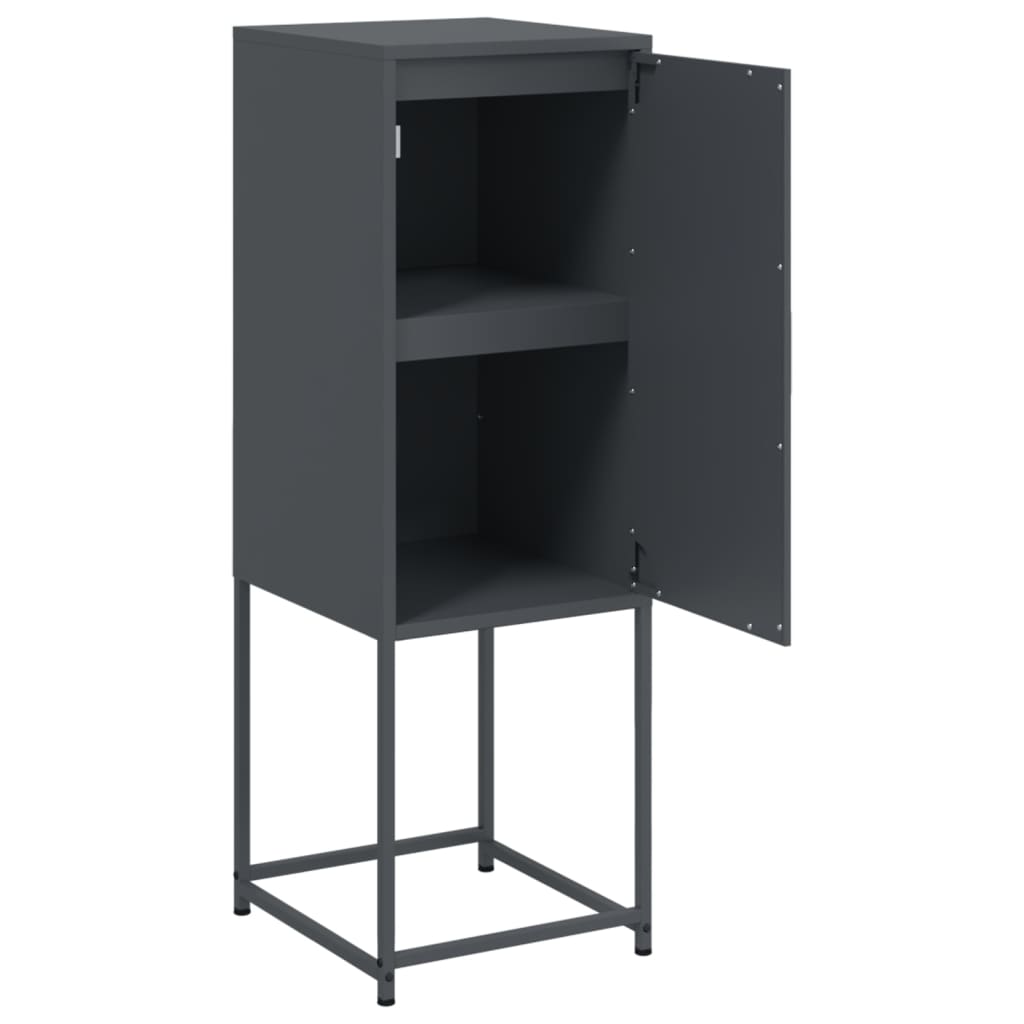 Credenza Antracite 36x39x107 cm in Acciaio | homemem39