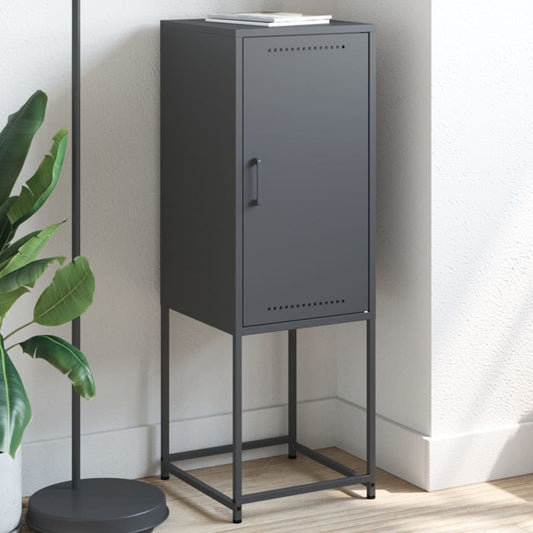 Credenza Antracite 36x39x107 cm in Acciaio - homemem39