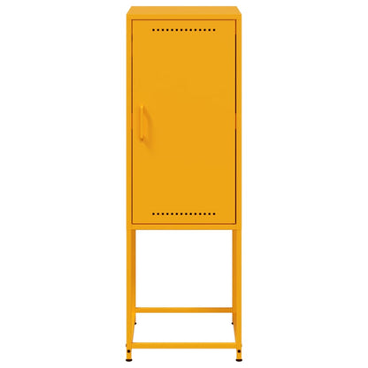 Credenza Giallo Senape 36x39x107 cm in Acciaio - homemem39