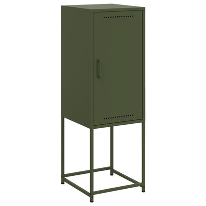 Credenza Verde Oliva 36x39x107 cm in Acciaio | homemem39