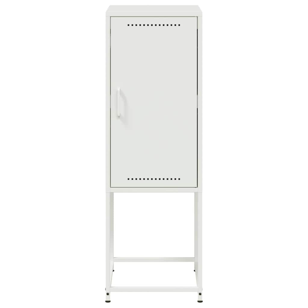 Credenza Bianca 36x39x107 cm in Acciaio | homemem39