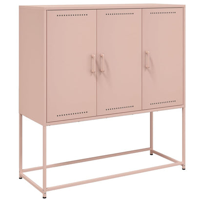 Credenza Rosa 100,5x39x107 cm in Acciaio - homemem39
