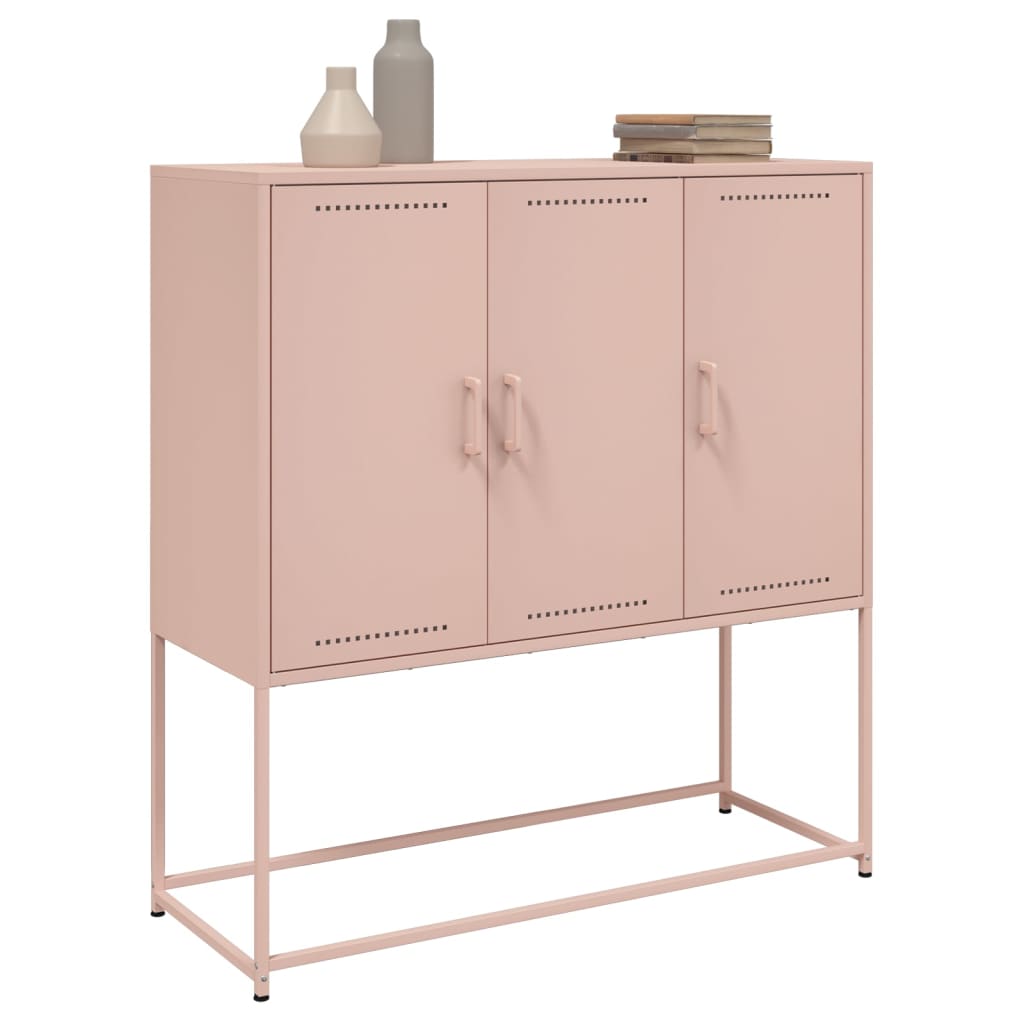 Credenza Rosa 100,5x39x107 cm in Acciaio | homemem39