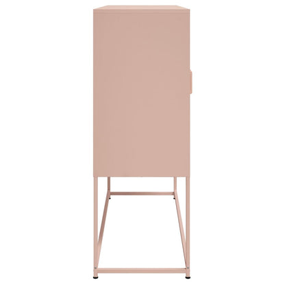 Credenza Rosa 100,5x39x107 cm in Acciaio - homemem39