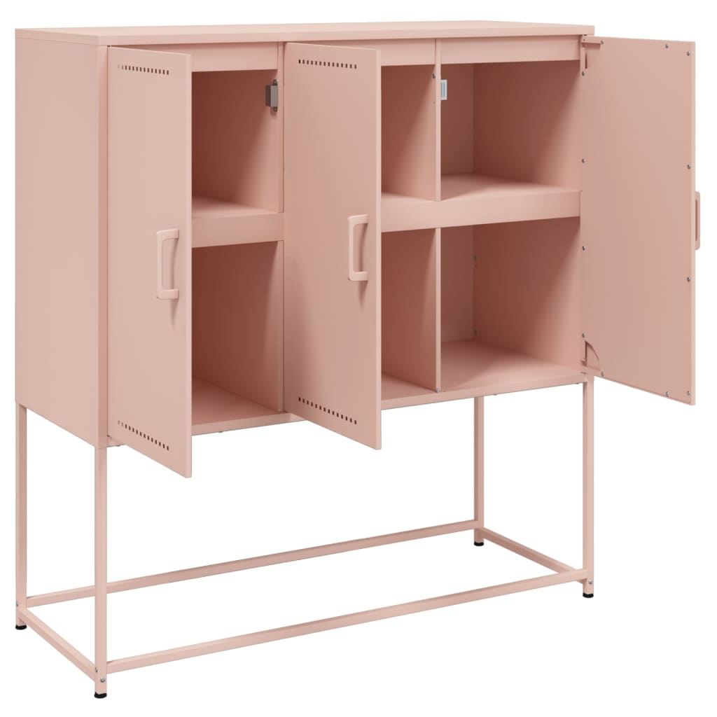 Credenza Rosa 100,5x39x107 cm in Acciaio | homemem39