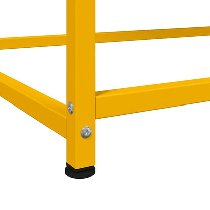 Credenza Giallo Senape 100,5x39x107 cm in Acciaio - homemem39