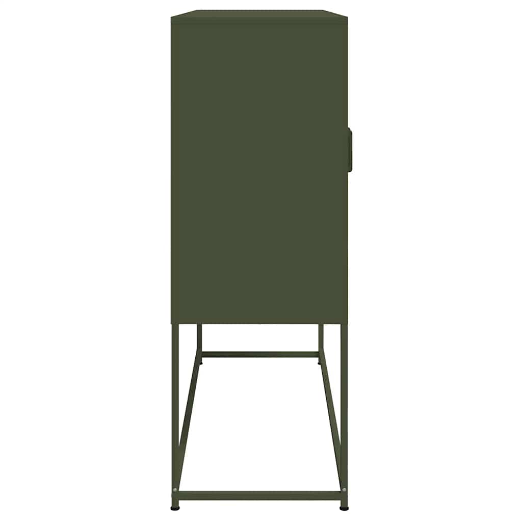 Credenza Verde Oliva 100,5x39x107 cm in Acciaio | homemem39