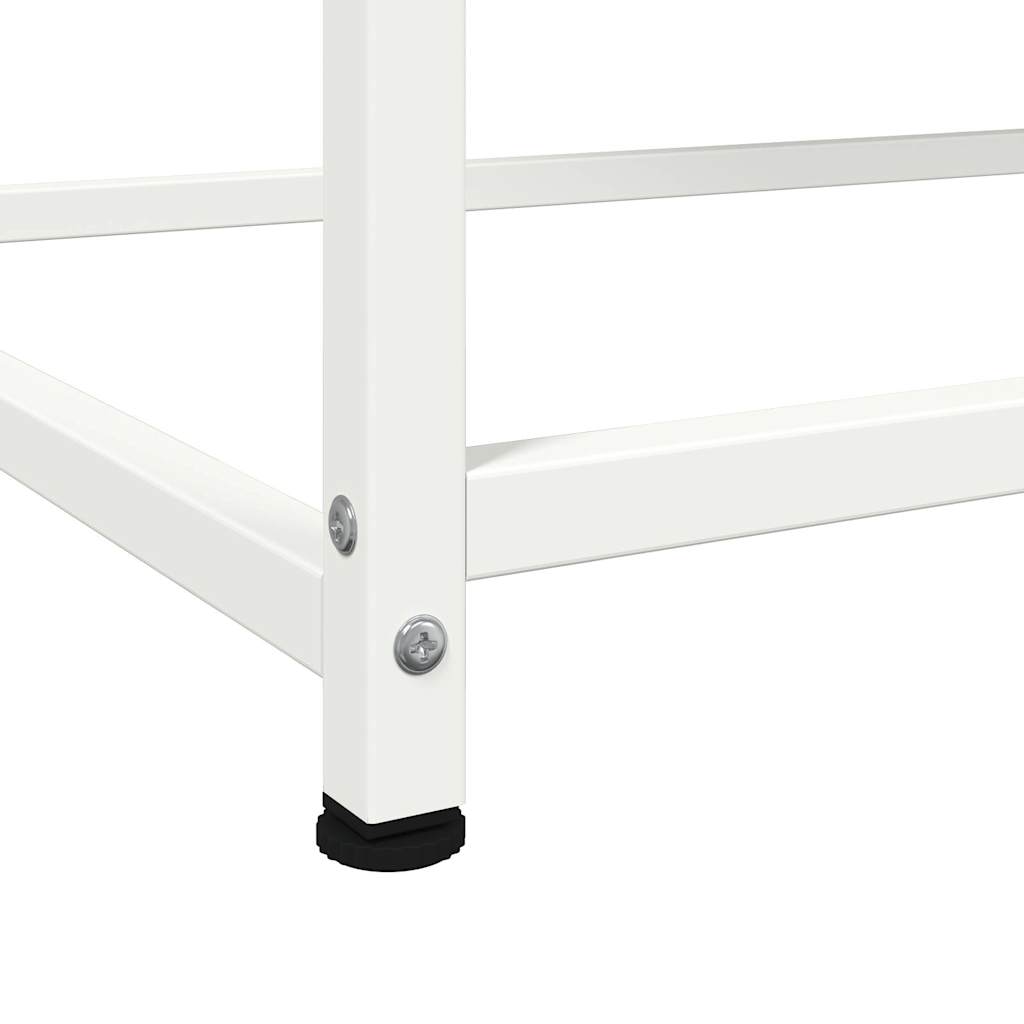 Credenza Bianca 100,5x39x107 cm in Acciaio | homemem39