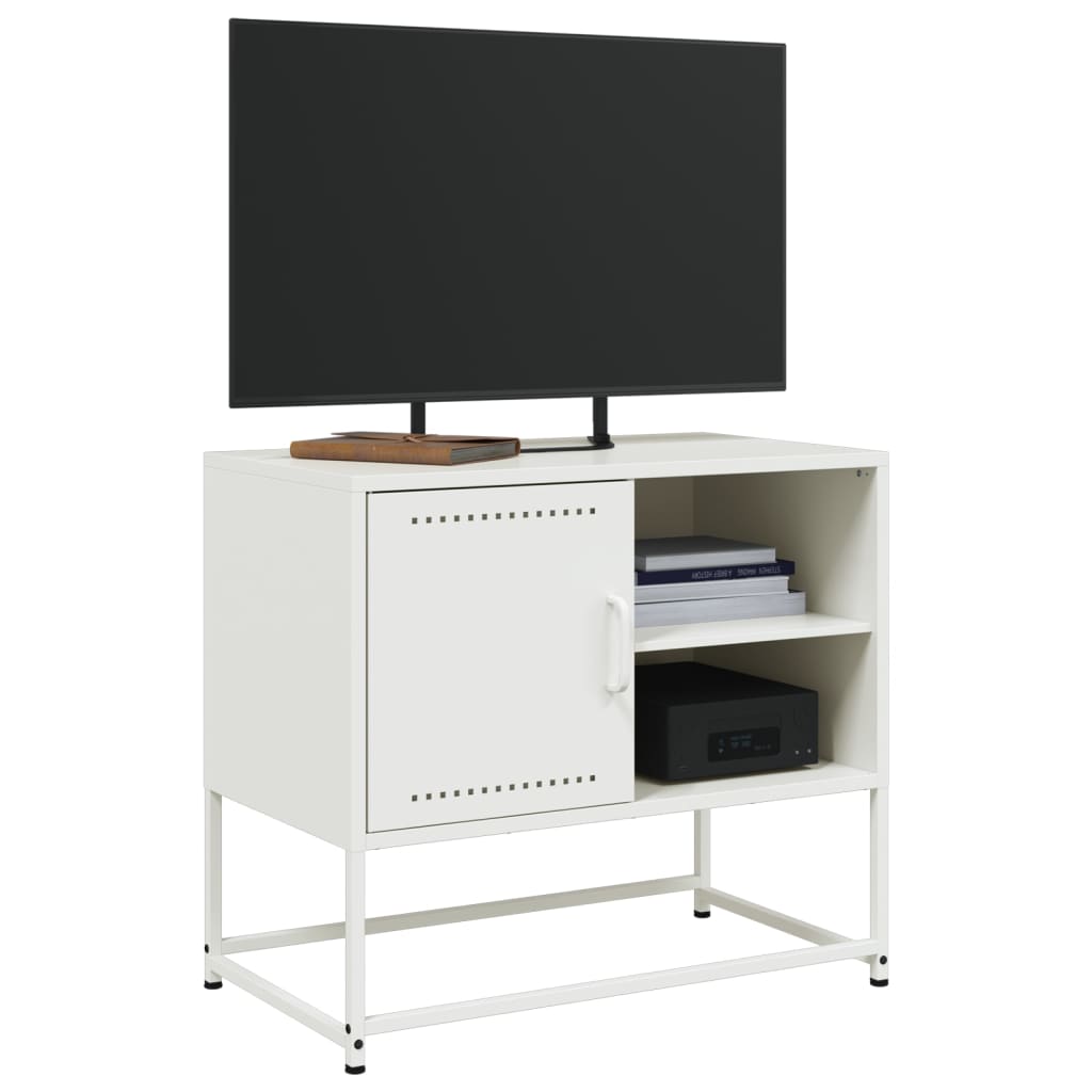 Mobile TV Verde Oliva 100,5x39x60,5 cm in Acciaio - homemem39