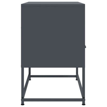 Mobile TV Antracite 68x39x60,5 cm in Acciaio - homemem39