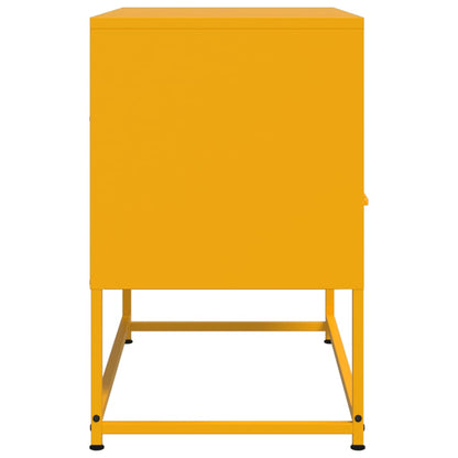Mobile TV Giallo Senape 68x39x60,5 cm in Acciaio - homemem39