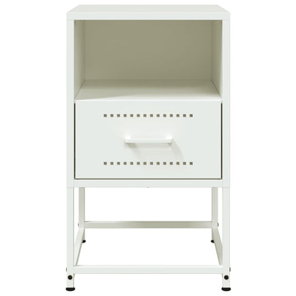 Comodini 2 pz Bianchi 36x39x60,5 cm in Acciaio - homemem39
