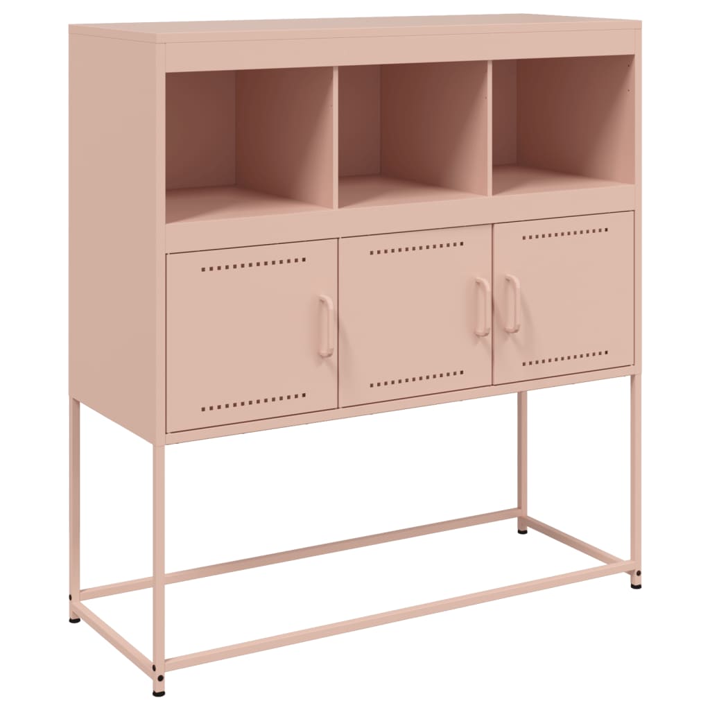 Credenza Rosa 100,5x39x107 cm in Acciaio | homemem39