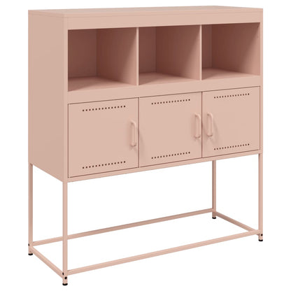 Credenza Rosa 100,5x39x107 cm in Acciaio - homemem39