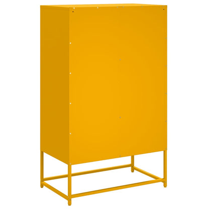 Credenza Giallo Senape 68x39x111,5 cm in Acciaio - homemem39