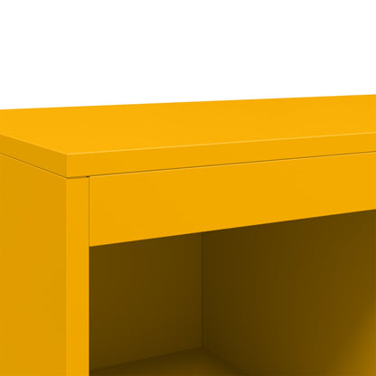 Credenza Giallo Senape 68x39x111,5 cm in Acciaio - homemem39