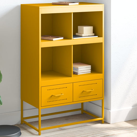 Credenza Giallo Senape 68x39x111,5 cm in Acciaio - homemem39