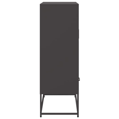 Credenza Nera in Acciaio