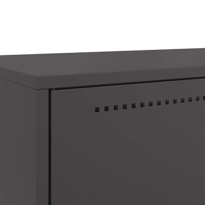 Credenza Nera in Acciaio
