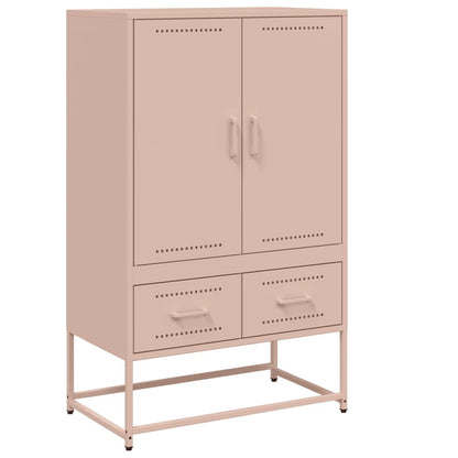 Credenza Rosa 68x39x111,5 cm Acciaio - homemem39