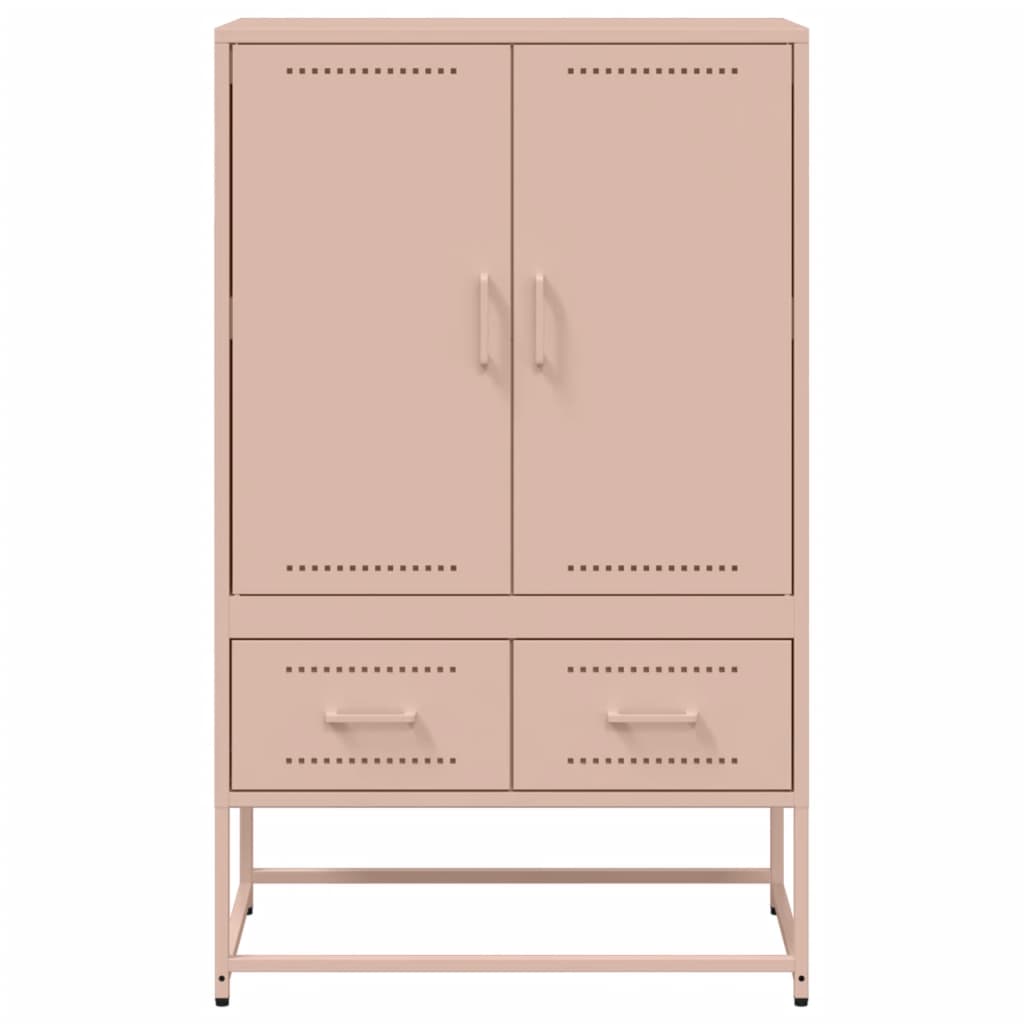 Credenza Rosa 68x39x111,5 cm Acciaio | homemem39