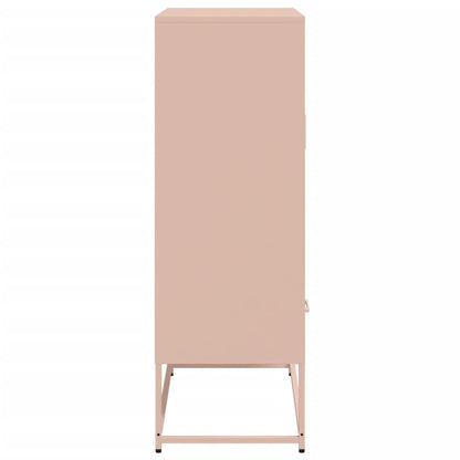 Credenza Rosa 68x39x111,5 cm Acciaio - homemem39