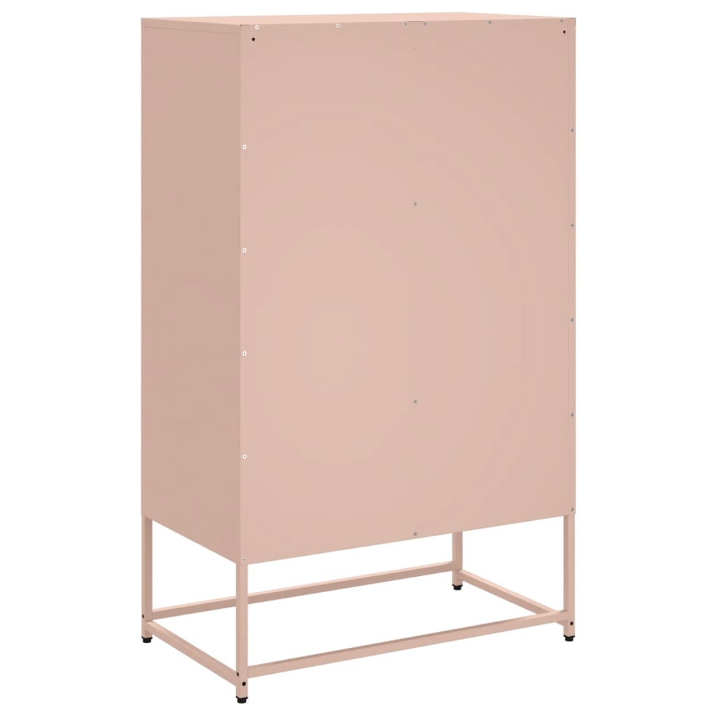 Credenza Rosa 68x39x111,5 cm Acciaio | homemem39