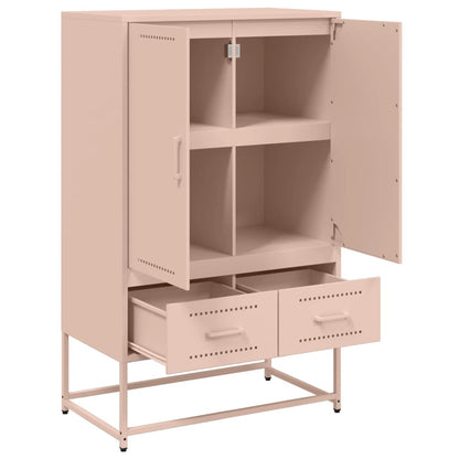 Credenza Rosa 68x39x111,5 cm Acciaio | homemem39