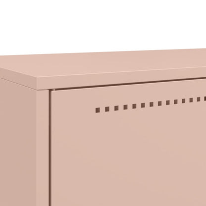 Credenza Rosa 68x39x111,5 cm Acciaio - homemem39