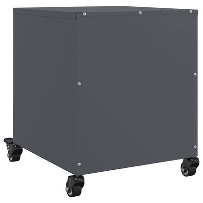 Comodini 2 pz Antracite 36x39x43,5 cm in Acciaio - homemem39