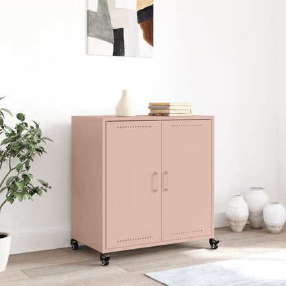 Credenza Rosa 68x39x72 cm in Acciaio