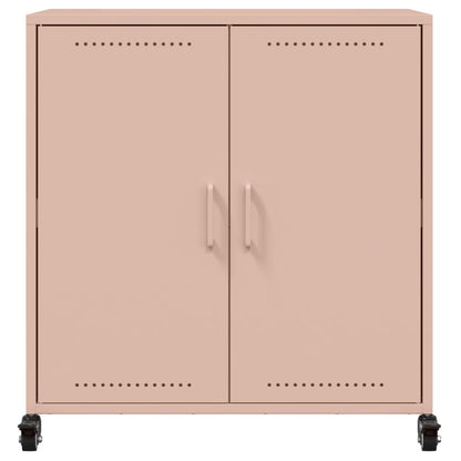 Credenza Rosa 68x39x72 cm in Acciaio - homemem39
