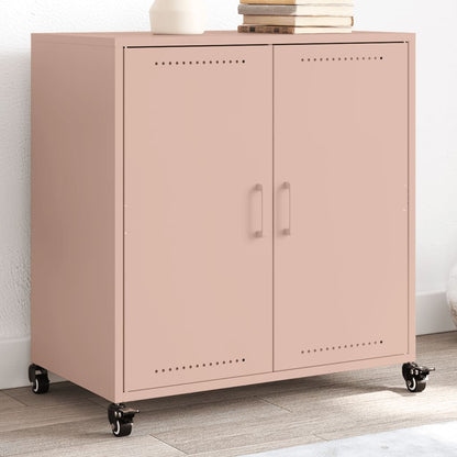 Credenza Rosa 68x39x72 cm in Acciaio
