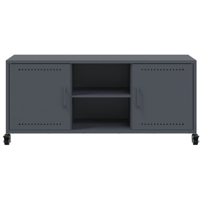 Mobile TV Antracite 100,5x39x43,5 cm Acciaio - homemem39