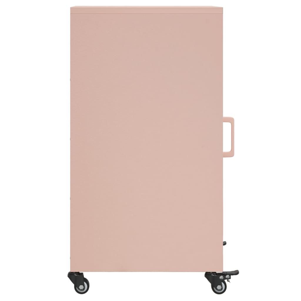 Credenza Rosa 36x39x72 cm in Acciaio - homemem39