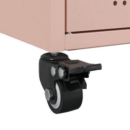 Credenza Rosa 100,5x39x72 cm in Acciaio - homemem39