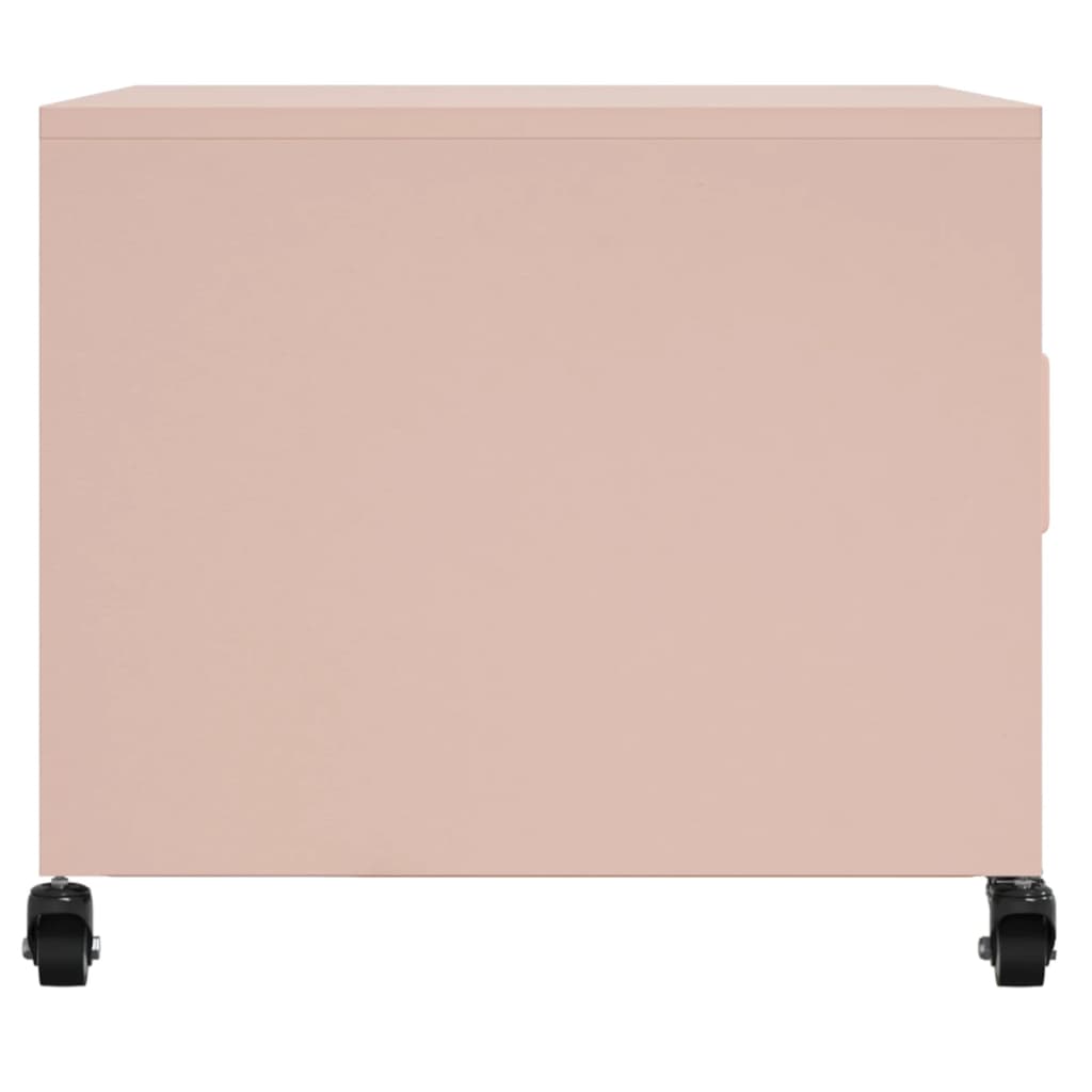 Tavolino da Salotto Rosa 100,5x39x72 cm in Acciaio | homemem39