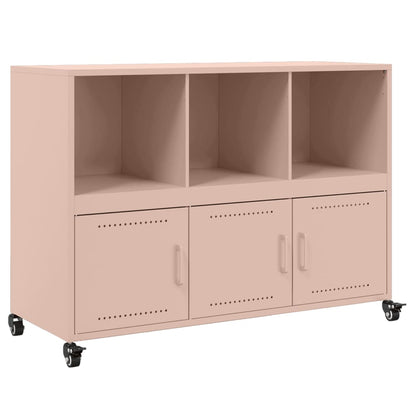 Credenza Rosa 100,5x39x72 cm in Acciaio - homemem39